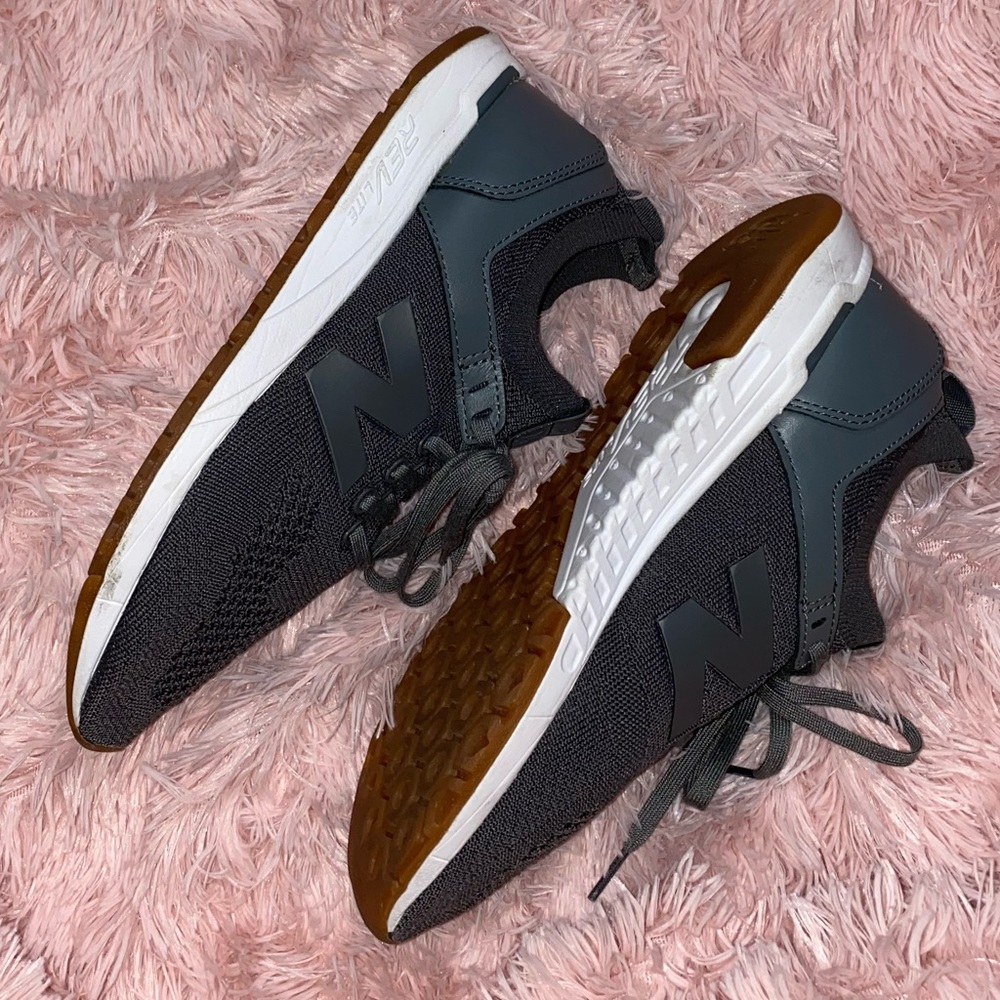 New balance sneakers, worn in house once brand new